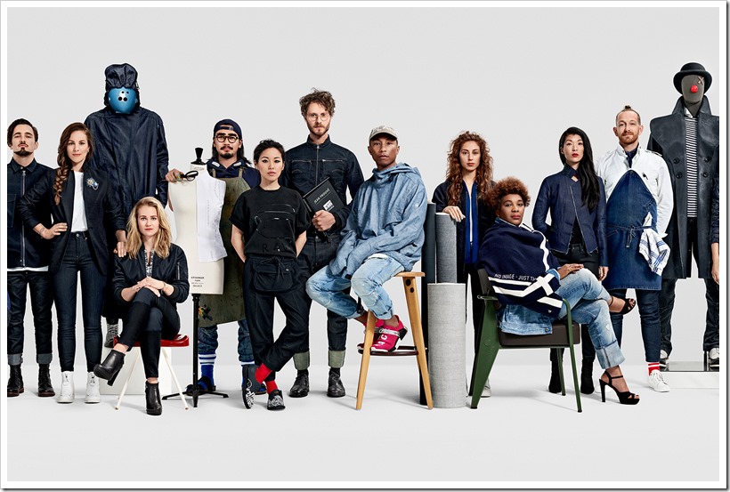Pharrell Williams Unveils His First Campaign For G-Star Raw | Fall 2016 ...