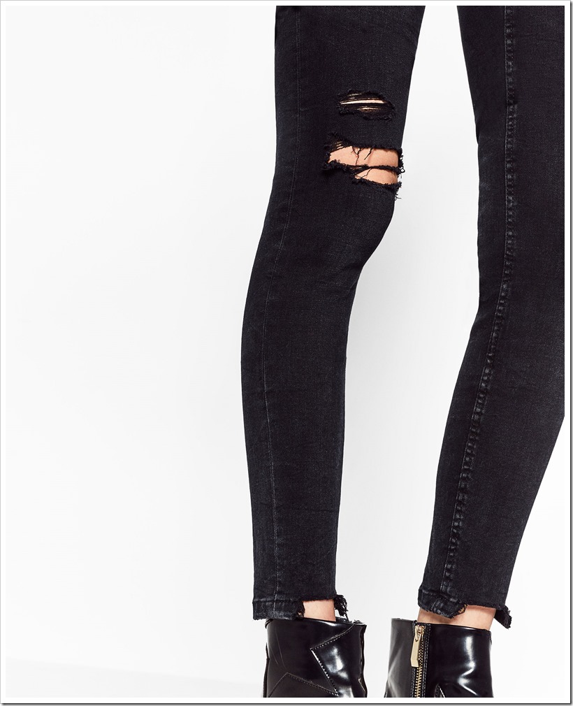 zara black jeans ladies